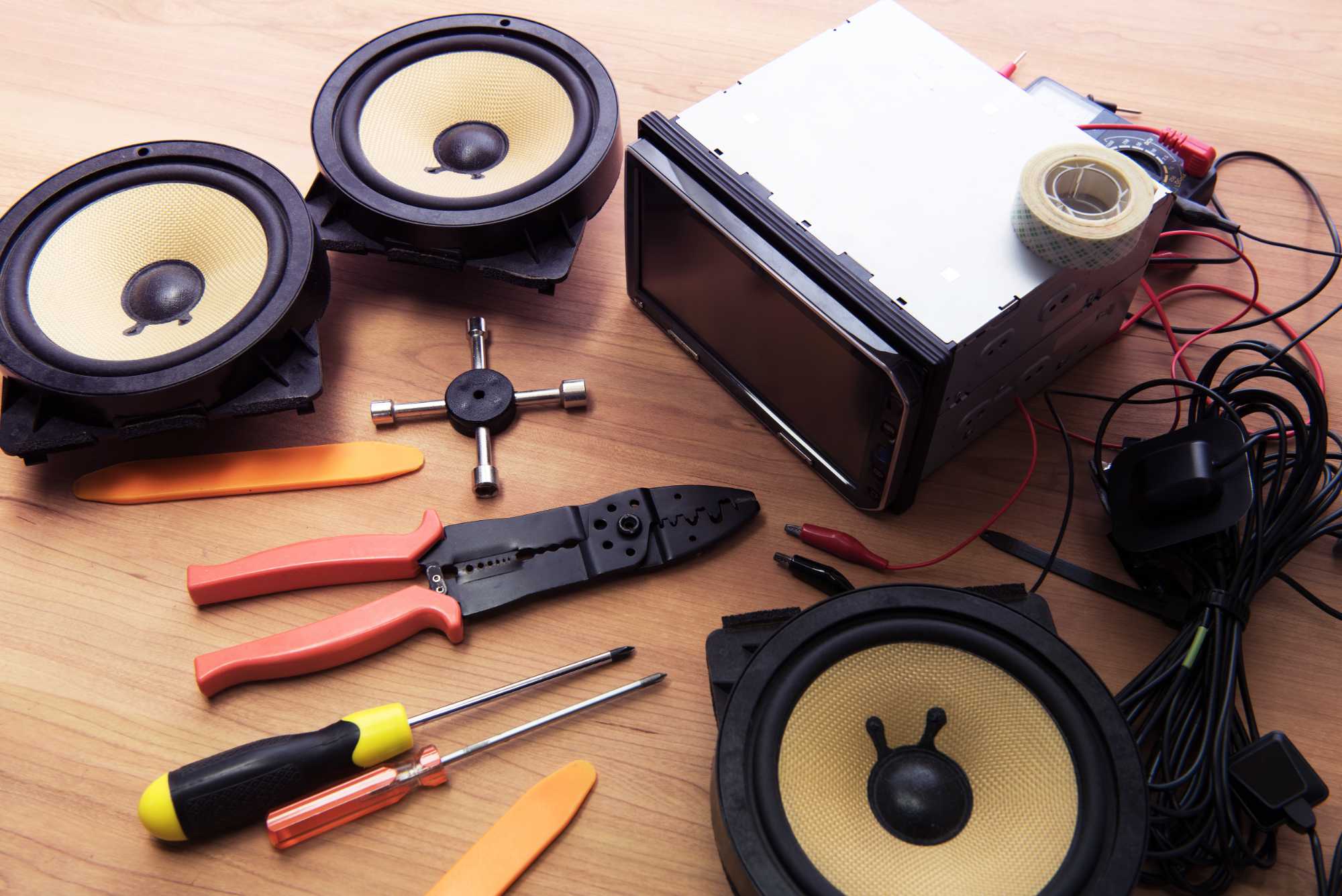 オーディオ機器の修理セットアップ