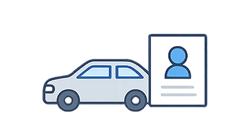 自賠責保険のイメージするイラスト