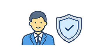 任意保険（ドライバー保険など）をイメージするイラスト